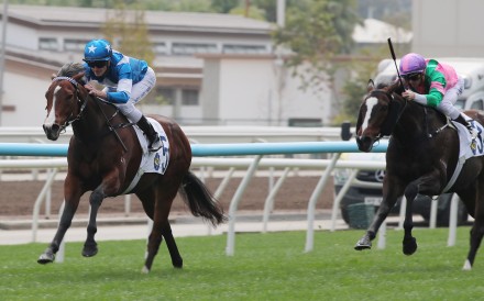 Lucky Ranger bolts up at Sha Tin under Luke Ferraris. Photos: Kenneth Chan