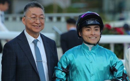 Francis Lui and jockey Keith Yeung at Sha Tin. Photos: Kenneth Chan
