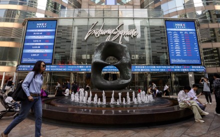 Hong Kong stock exchange in Central. Photo: Jonathan Wong
