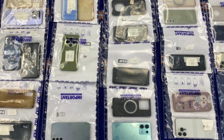 Mobile phones seized during the police operation. Photo: Handout