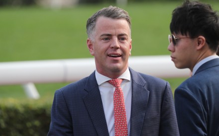 Jamie Richards celebrates a Sha Tin winner. Photos: Kenneth Chan