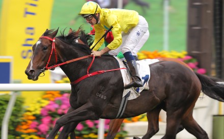 Lucky Sweynesse and Hugh Bowman win the 2024 Group Two Sprint Cup (1,200m) at Sha Tin. Photos: Kenneth Chan