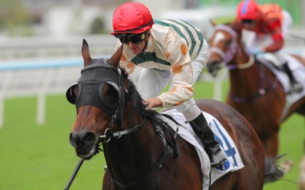 Lahore, ridden by Zac Purton, scores at Sha Tin. Photos: Kenneth Chan