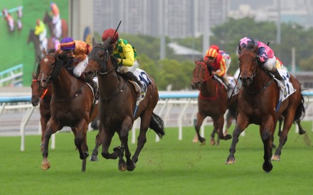 Thunder Kit and Vincent Ho win at Sha Tin. Photos: Kenneth Chan