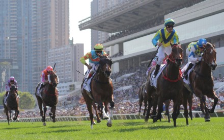 Massive Sovereign wins the 2024 Hong Kong Derby under Zac Purton. Photos: Kenneth Chan