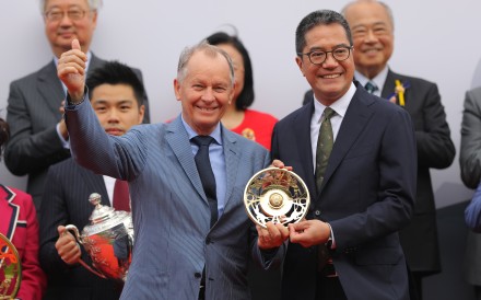 John Moore (left) will return to Hong Kong racing as an owner on Saturday. Photos: SCMP