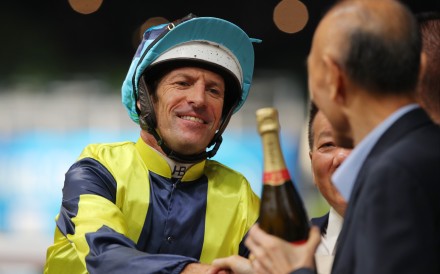 Hugh Bowman celebrates a Happy Valley winner. Photos: Kenneth Chan