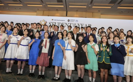 The Student of the Year award presentation ceremony at the Hong Kong Convention and Exhibition Centre in Wan Chai on July 11. Photo: Karma Lo