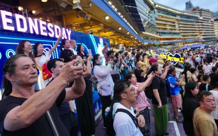Horse racing enthusiasts pack the stands for the season finale at Happy Valley on July 15. Photo: Karma Lo