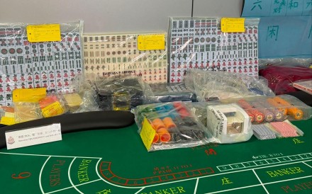 Police display evidence seized during the two-week operation. Photo: Handout