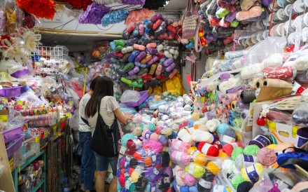 Clothing and accessories shops in Sham Shui Po are steadily dwindling, making way for the cafes and art galleries increasingly favoured by young people. Photo: Dickson Lee