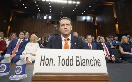 Todd Blanche at his confirmation hearing as US Attorney General in Washington on July 15. Photo: Getty Images / TNS