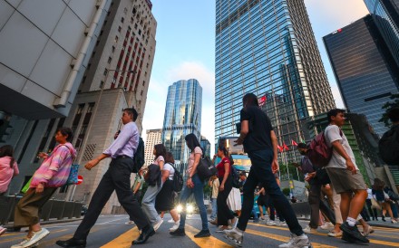 Central in Hong Kong. Young people have the highest AI fluency but faced difficulty getting opportunities, a Hong Kong minister has said. Photo: Dickson Lee
