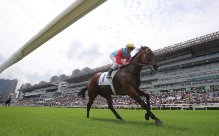 Ka Ying Rising blazes to a 21st straight win under Zac Purton at Sha Tin last Sunday. Photos: Kenneth Chan