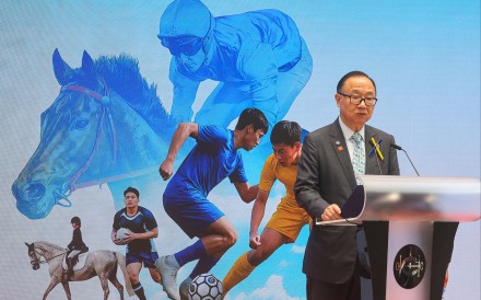 Hong Kong Jockey Club chairman Martin Liao attends the Jockey Club Community Day at Sha Tin Racecourse on April 19. Photo: Edmond So