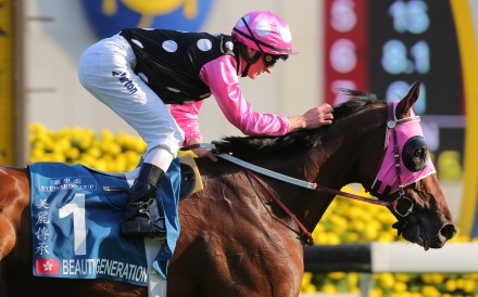 Beauty Generation returns to scale after winning the 2019 Stewards’ Cup. Photo: Kenneth Chan