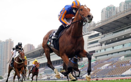 Ryan Moore guides Mogul to victory in the Hong Kong Vase. Photos: Kenneth Chan