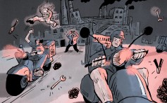 Many of China’s young migrant workers – long the backbone of its manufacturing industry – are seeking alternatives to factory jobs. Illustration: Brian Wang