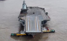 The Fujian, China’s third and most advanced carrier to date, is awaiting sea trials. Photo: CCTV