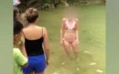 A video of people swimming in a lake at a nature park in southern China upset some internet users. Photo: Guancha.cn