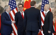US Ambassador to China Terry Branstad (left), US Treasury Secretary Steven Mnuchin, US trade representative Robert Lighthizer and Chinese Vice-Premier Liu He in Beijing this week. Photos: EPA