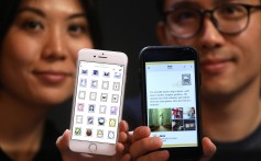 JoJo Chan (left) and Kevin Wong, founders of the Slowly app, in Causeway Bay. Photo: Dickson Lee