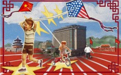 Joe Mathews, the son of American journalists who were among the first to work in China after the normalisation of Sino-US relations in 1979, lived in Beijing between the ages of five and six. Illustration: Be Boggs