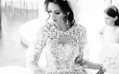 Rihana Oksana Petra, former Miss Moscow 2015, pictured in her wedding dress in 2018 when she married Kelantan’s Sultan Muhammad V Faris Petra – then king of Malaysia. Photo: rihanapetra/Instagram