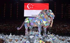 A rehearsal for Singapore’s 54th National Day celebrations. Photo: Ministry of Defence