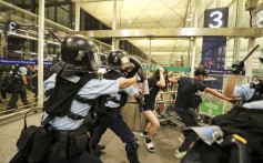 There was chaos at Hong Kong airport on Tuesday. Photo: Sam Tsang