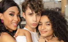 From left, Mj Rodriguez, Jeremy McClain and Indya Moore. Moore ﻿is an outspoken trans model, activist and actor. Photo: IG @indyamoore