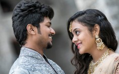 Pranay Perumalla and Amrutha Varshini at their wedding reception in August 2018.