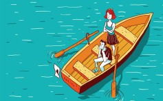 Relationships are like being in a boat together. If you’re both rowing in the same direction the chances are you will get to your destination safely, if not you can expect trouble ahead. Illustration: SCMP