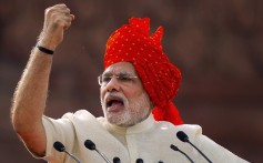 Showman: Indian Prime Minister Narendra Modi. Photo: AP