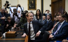 Facebook chief executive Mark Zuckerberg waits for a House Financial Services Committee hearing to start in Washington on October 23. Photo: Bloomberg