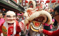 Revellers at a Lunar New Year parade in Bangkok on February 10, 2013. File photo: EPA