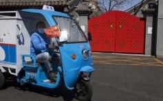 Even before the pandemic, state media extolled the role delivery workers play in China’s economy. But many still lack important worker protections. Photo: AP