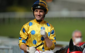 Neil Callan enjoys a winner. Photos: Kenneth Chan