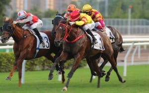Master Delight wins under Joao Moreira. Photo: Kenneth Chan