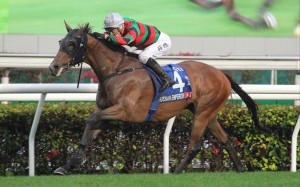 Russian Emperor wins the Gold Cup. Photo: HKJC