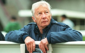 Lester Piggott at Sha Tin in 1999. Photo: Oliver Tsang