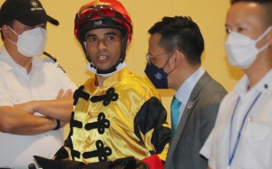 Jockey Joao Moreira at Happy Valley on Wednesday night. Photo: Kenneth Chan