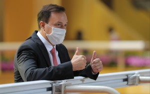 Caspar Fownes loves nothing more than celebrating winners at Happy Valley. Photo: Kenneth Chan