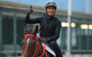 Karis Teetan loving being back aboard horses at Sha Tin trackwork. Photos: Kenneth Chan