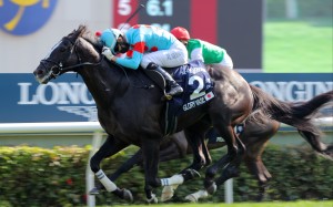 Glory Vase wins the 2021 Hong Kong Vase under Joao Moreira. Photo: Kenneth Chan