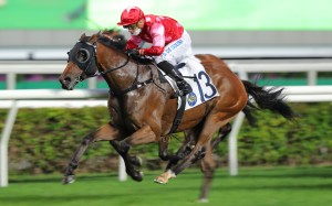 Stunning Impact goes back to back under Silvestre de Sousa by winning at Sha Tin on November 12. Photo: Kenneth Chan