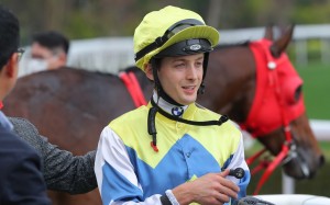 Harry Bentley smiles following Flying Dragon’s win at Sha Tin on February 12. Photo: Kenneth Chan