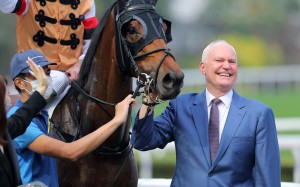 David Hall celebrates Atullibigeal’s win at Sha Tin on February 19. Photos: Kenneth Chan