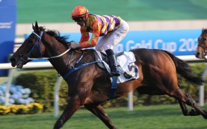 Straight Arron wins a Class Three race over 1,800m under Blake Shinn at Sha Tin on February 26 to book his place in the BMW Hong Kong Derby. Photo: Kenneth Chan