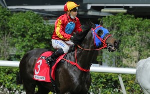 Encountered returns to the winner’s circle at Happy Valley on January 11. Photo: Kenneth Chan